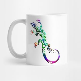 Boho Tribal Colorful Gecko Mug